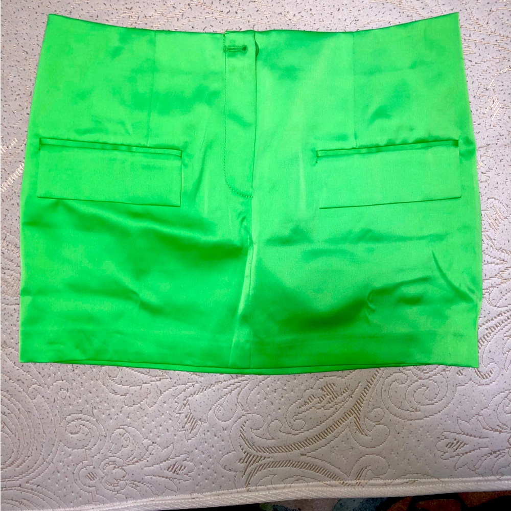Green skirt